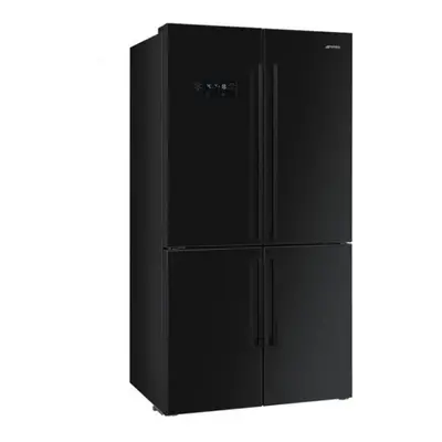 Smeg FQ60NDF - Black American Frost Free Fridge Freezer - F energy