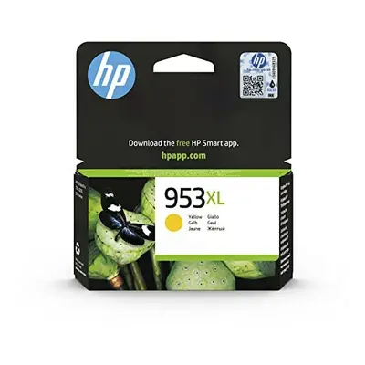 HP F6U18AE 953XL High Yield Original Ink Cartridge, Yellow, Single Pack