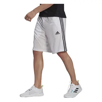 adidas mens Designed to Move 3-Stripes Short White/Black 3X-Large