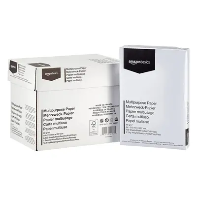 Amazon Multi purpose Copy Printer Paper,A4 80gsm,5 Reams (2500 sheets)