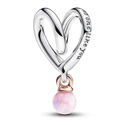 Pandora Mum Bicolor Wrapped Heart Charm 783242C01