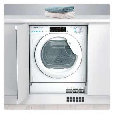 Candy BCTDH7A1TE Integrated Wifi Connected 7Kg Heat Pump Tumble Dryer - White