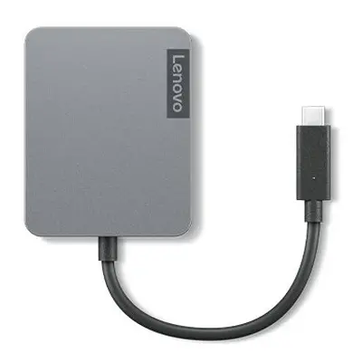 Lenovo 4X91A30366 interface hub USB 2.0 Type-C Grey