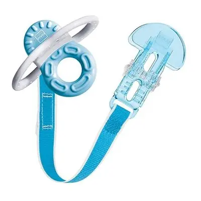 Bite and Relax Teether (2+ months) with Clip, Teething Toy Promotes Dental Hygiene and Cleanline