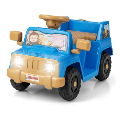 Toddlers 6V Ride on Car Kids Riding Toy Battery Powered Jeep Car-Navy