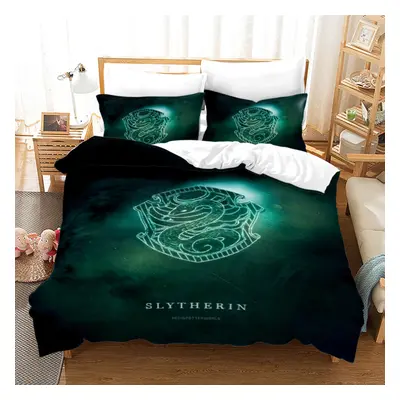 (19, Single-135x200cm) Harry Potter Hogwarts School Of Witchcraft Single Double 3D Duvet Cover S