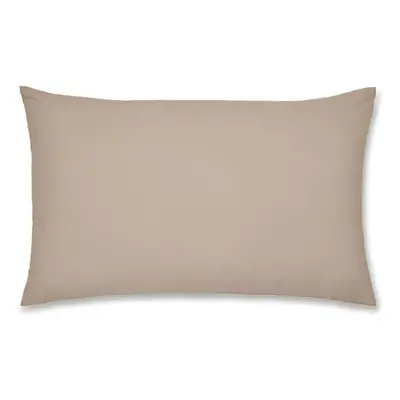 (Natural) Catherine Lansfield Easy Iron Percale Standard Pillow Cases, Pair