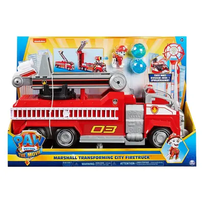 PAW Patrol Marshall's Transforming Movie City Fire Truck