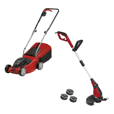 EINHELL Electric Lawn Mower and Grass Trimmer Set