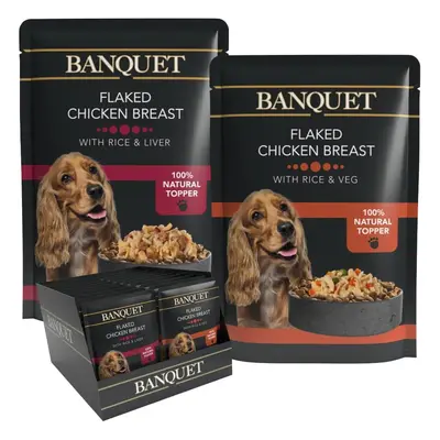 HiLife Banquet - Wet Dog Food - Flaked Chicken Breast, Rice, Liver, Veg - 100% Natural Ingredien