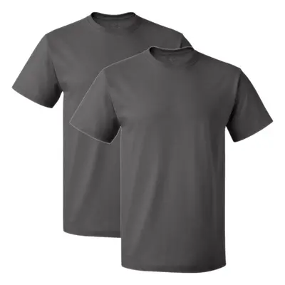 Fruit of the Loom Men's Crew T-Shirt (2 Pack) Charcoal Grey Medium