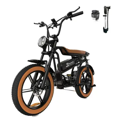 EVERCROSS EK30 Electric Bike, 20" x 4.0 Fat Tire, 25km/h, 48V 15Ah