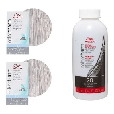 (T14+T14+Developer (vol.20)) Wella Colour Charm Liquid Colour Toner 42ml