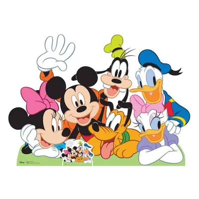 Star Cutouts Ltd SC1062 Mickey Mouse and Friends Card Board, Group Cut Out, x x cm