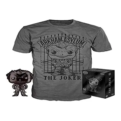 POP - DC Comics - The Joker Pop and Tee (Large),Black,1188489