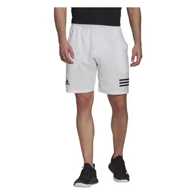 adidas Men's Club Tennis 3-Stripes Shorts White/Black Small