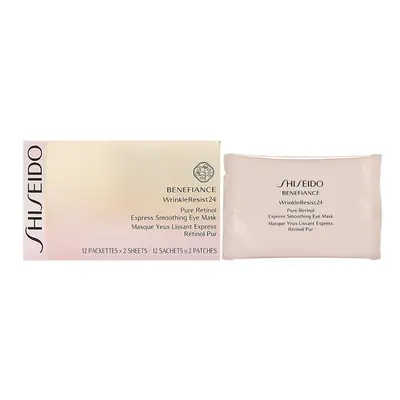 Shiseido Benefiance WrinkleResist24 Pure Retinol Express Smoothing Eye Mask for Unisex count