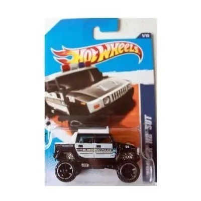 Hot Wheels Hummer H2 SUT Police Car 161/244. HW Main Street. 1:64 Scale.