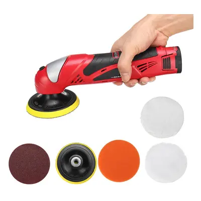 12V Li-ion Battery Compact Polisher Cordless Electric Polisher Waxing Polishing Machine