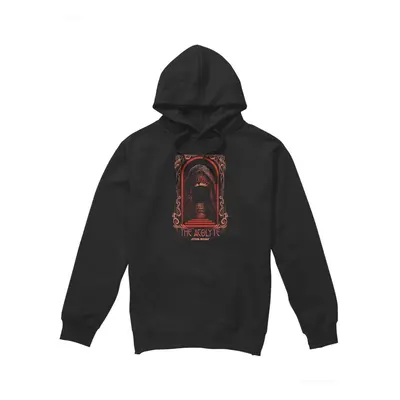 (S, Black) Star Wars: The Acolyte Mens Art Deco Masked Hoodie