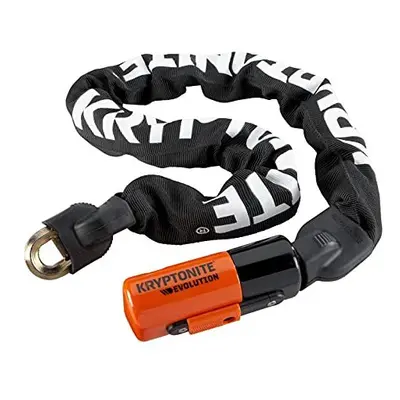 Unisexs Evolution Chain Lock BlackOrange 10mm x 90cm