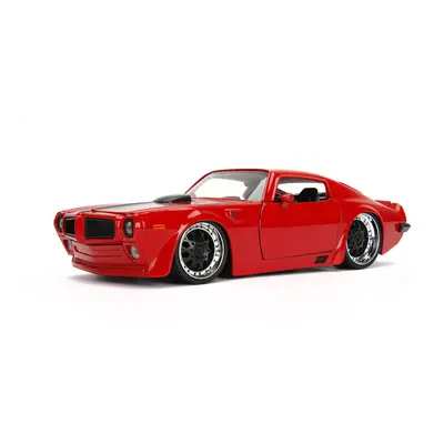 Big Time Muscle 1:24 Pontiac Firebird Die-Cast Car Toys for Kids and Adults Black