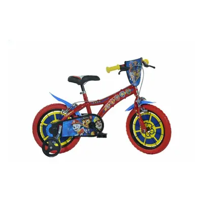 (14" Wheel) Dino Paw Patrol Kids Bike with Stabilisers