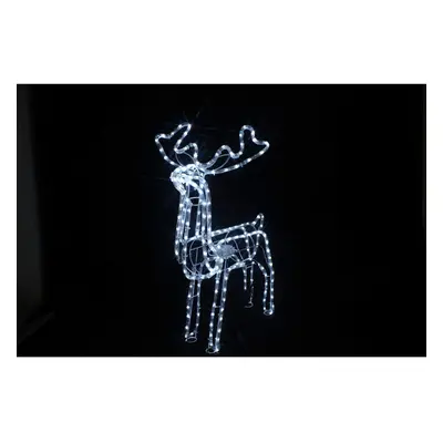 Standing Reindeer Static Rope Light Silhouette Pre-Lit with LED Lights