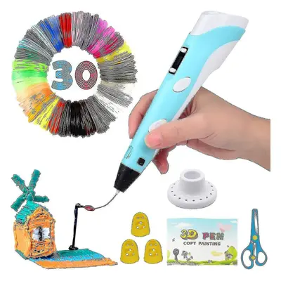 Intelligent 3d Pen With Led Display, 3d Printing Pen With Usb Charging, Colors Pla Filament Refi