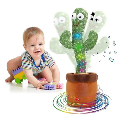 Dancing Cactus Toy,Talking Repeat Singing Sunny Cactus Toy(120 Songs)