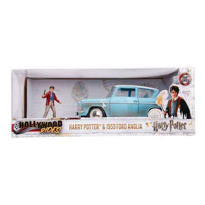 Jada Hollywood Rides Harry Potter Ford Anglia 1/24 with Harry Figure