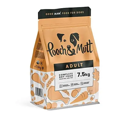 Pooch & Mutt - Complete Adult Dry Dog Food (Grain Free), Chicken & Superfood Blend, 7.5kg