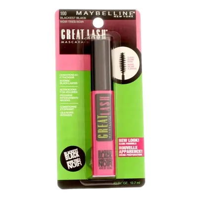 Maybelline Great Lash Mascara Blackest Black Pack