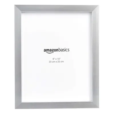 Amazon Basics Rectangular Photo Picture Frame 8"" x 10"" Pack of Nickel