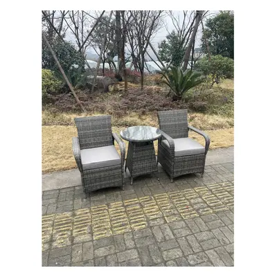 Fimous Rattan Garden Furniture Dining Set Table And Chair Wicker Patio