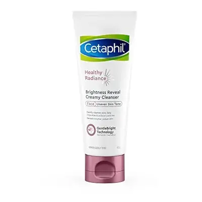 Cetaphil Healthy Radiance Brightening Refresh Creamy Facial Cleanser with Niacinamide for Sensit