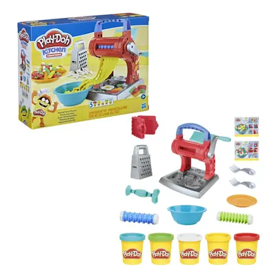 Play-Doh Kitchen Creations Noodle Party Playset for Children Aged and up with Non-Toxic Colours,