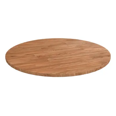 (light brown, x 1.5 cm) vidaXL Solid Wood Oak Round Table Top Untreated Table Top Multi Colours/