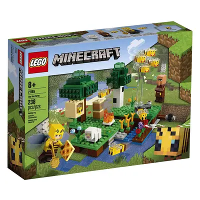 LEGO Minecraft The Bee Farm Minecraft Building Action Toy with a Beekeeper Plus Cool Bee and She