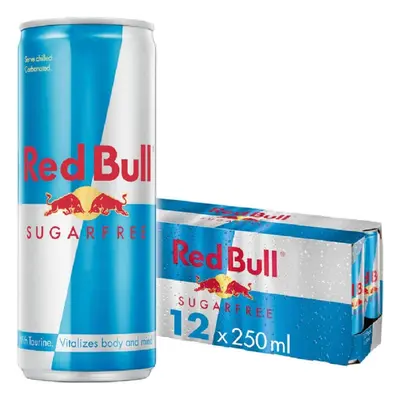 Red Bull Energy Drink, Sugarfree, 250ml x