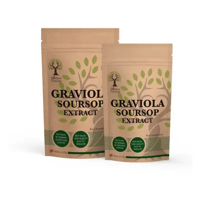 (180 Capsules) Graviola Capsules 500mg Natural Graviola Soursop Fruit Extract High Potency x Str