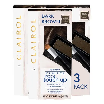 Clairol Root Touch-Up Temporary Concealing Powder Dark Brown Hair Color Pack of