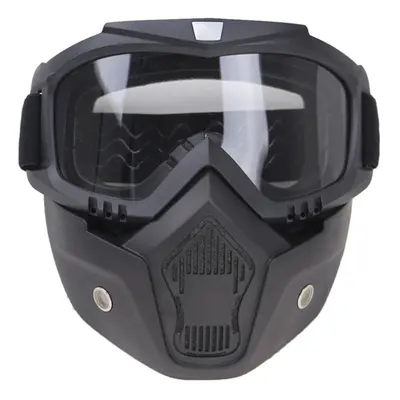 (Transparent) Motorcycle Helmet Glass Retro Half-helmet Mask Windproof Rode Moto Cross Helmets