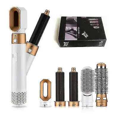 5 In Hair Dryer Styler Air Wrap Brush Professional Electric Hot Air Brush Styling Tool Barber Ho