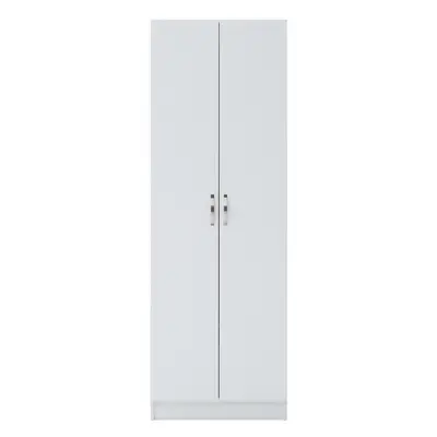 2 Door Double Wardrobe White