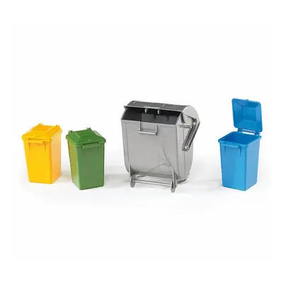 Bruder Toys Trash Bin Set (3 Small, Big)