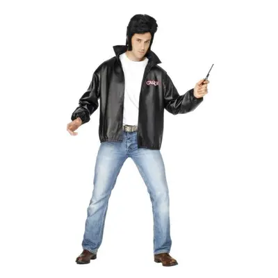 Black Men's Grease T-birds Jacket - grease jacket fancy costume dress tbird mens outfit tbirds d