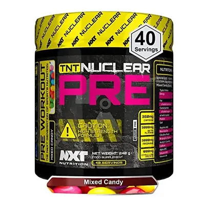 TNT Nuclear Pre Workout â Pre Work Out Energy Drink| L-Citrulline, Beta Alanine, 350mg Caffein