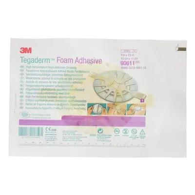 Tegaderm Foam Adhesive 10cmx11cm Pack