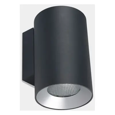 LEDS C4 Cosmos Wall Fixture ÃÃ168 One Emission Outdoor LED Down Light Large Urban Grey IP55 IK